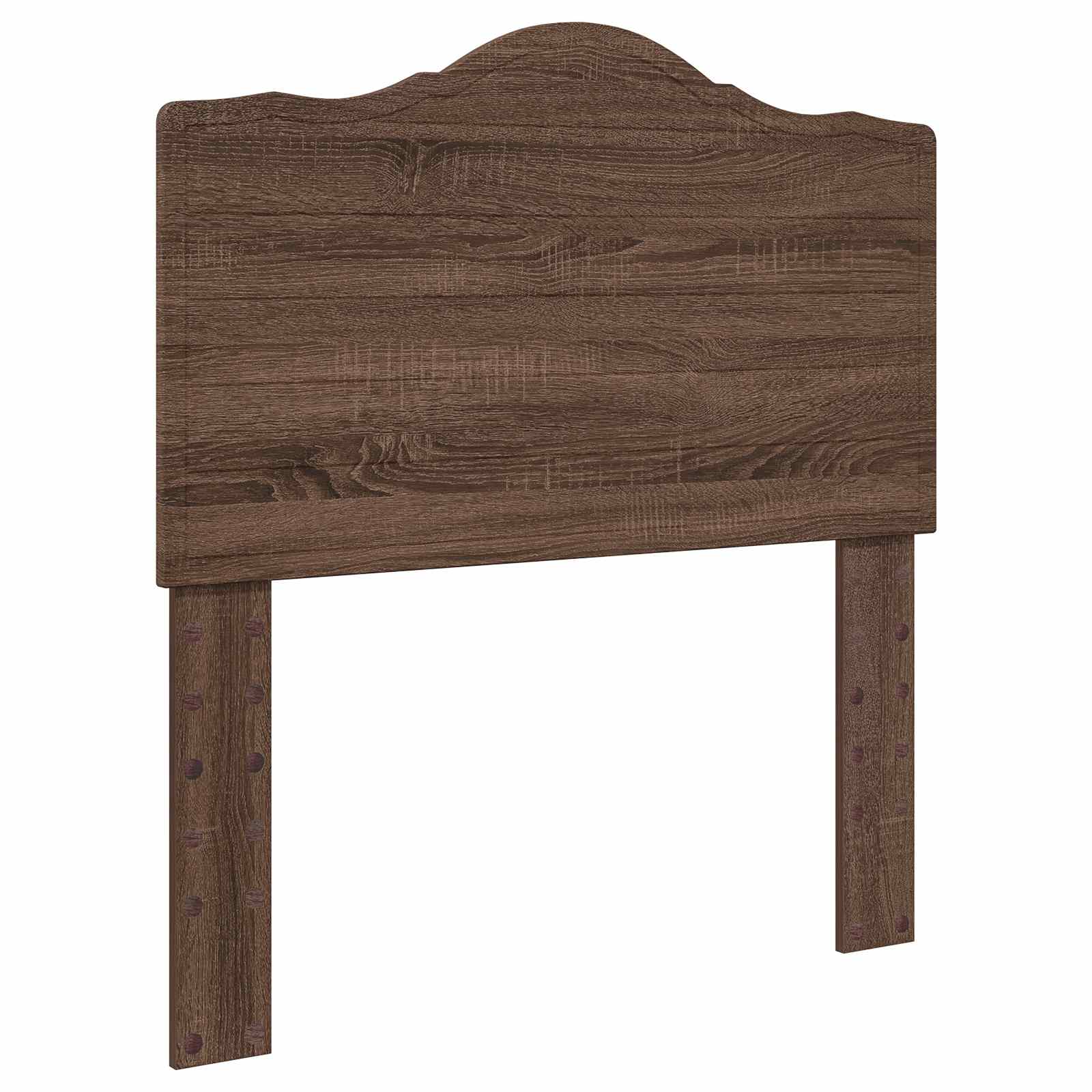 Aufbewahrungsbett Braun Eichen-Optik 90 x 190 cm Holzwerkstoff