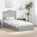 Aufbewahrungsbett Graues Sonoma 70 x 190 cm Holzwerkstoff