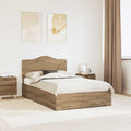 Bettrahmen Artisan-Eiche 120 x 190 cm Holzwerkstoff