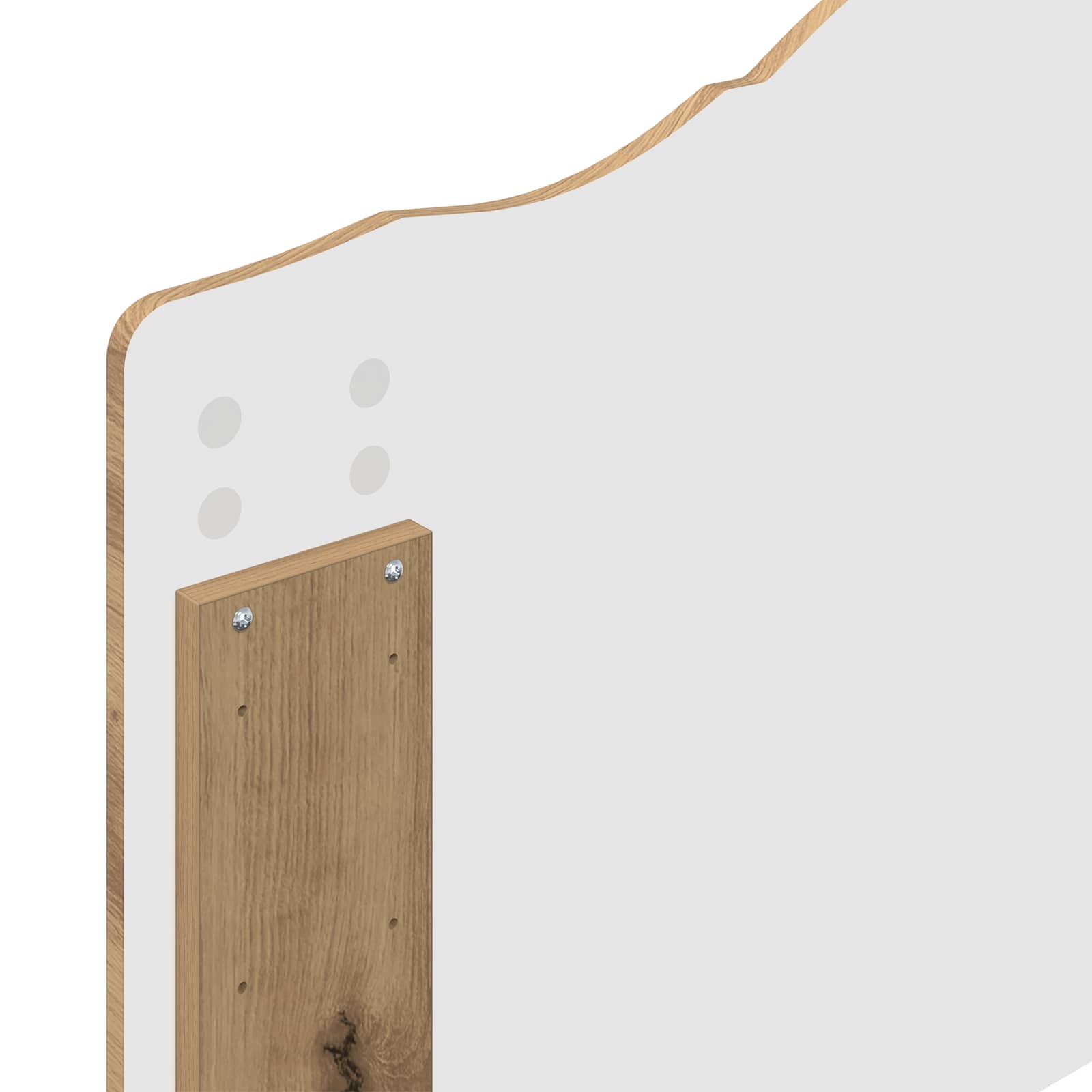 Bettrahmen Artisan-Eiche 100 x 200 cm Holzwerkstoff