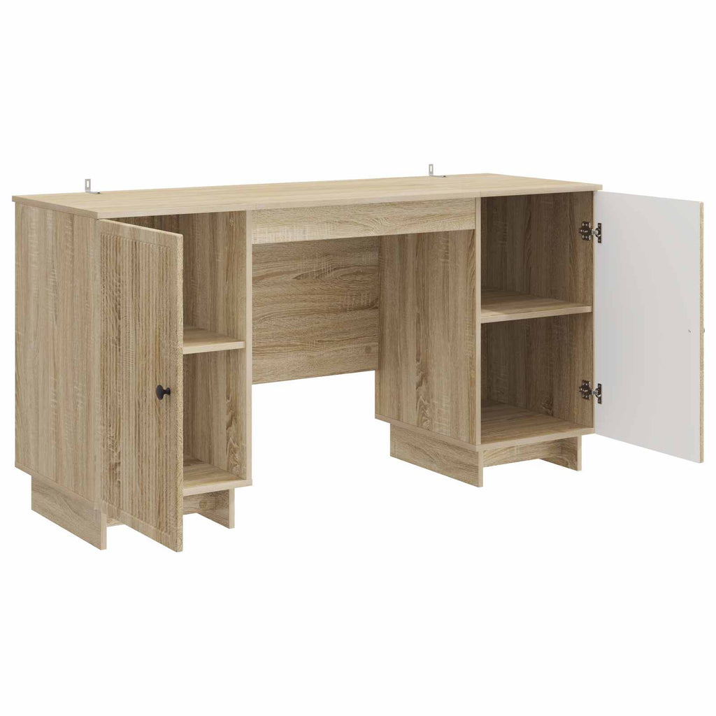 Schreibtisch Sonoma-Eiche Holzwerkstoff 142,5 x 50 x 75 cm