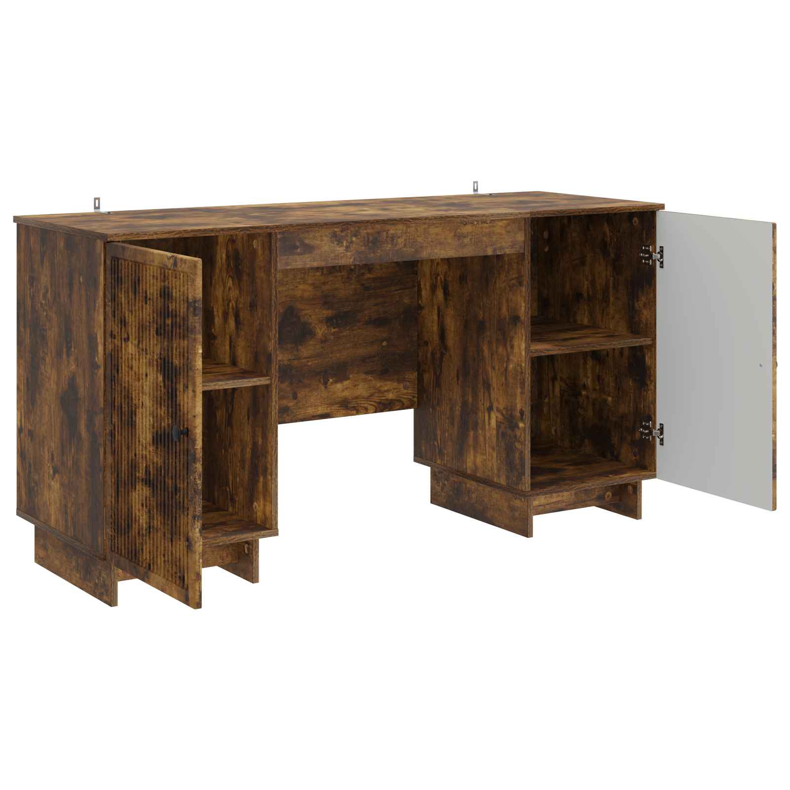 Schreibtisch Geräucherte Eiche Holzwerkstoff 142,5 x 50 x 75 cm