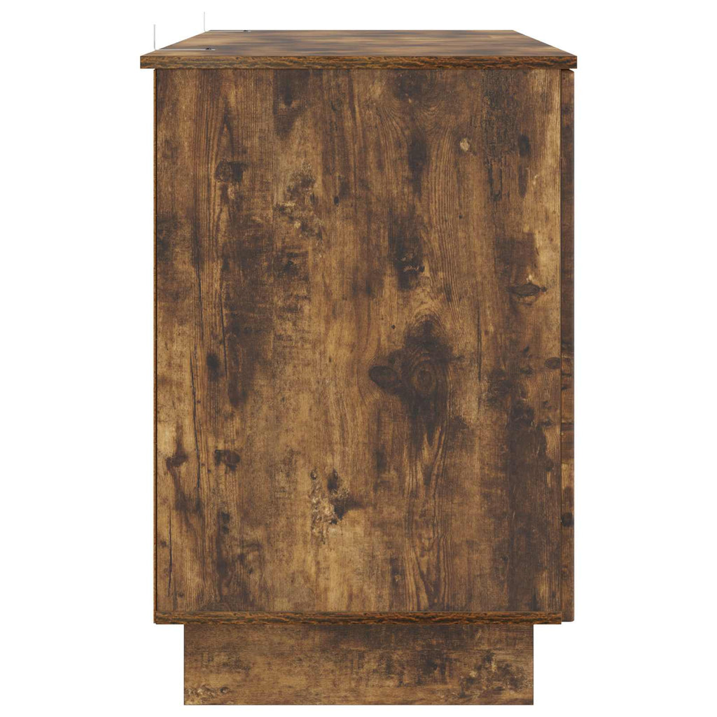 Schreibtisch Geräucherte Eiche Holzwerkstoff 142,5 x 50 x 75 cm