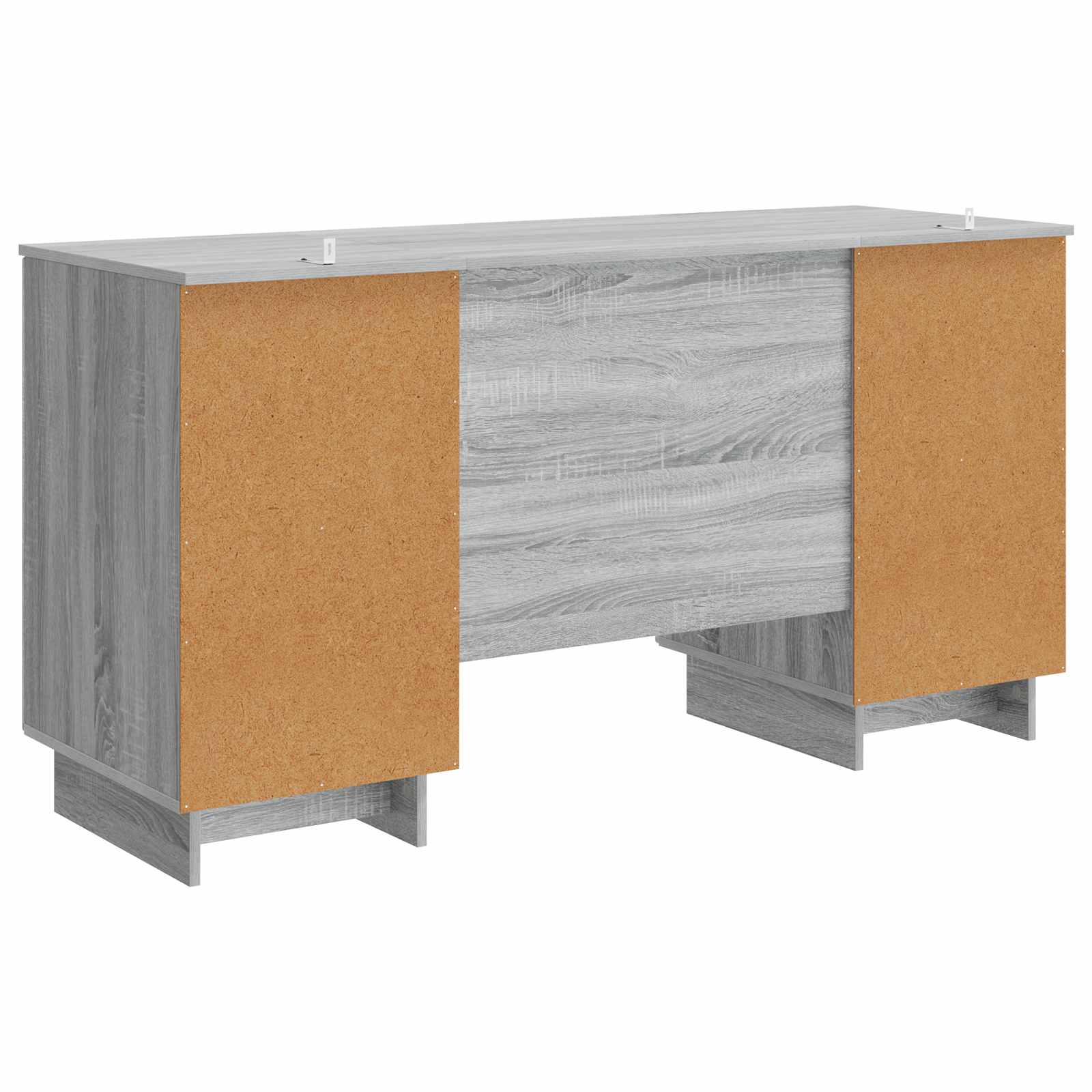 Schreibtisch Grau Sonoma Holzwerkstoff 142,5 x 50 x 75 cm