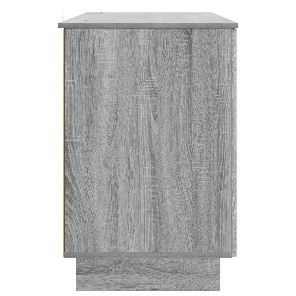 Schreibtisch Grau Sonoma Holzwerkstoff 142,5 x 50 x 75 cm