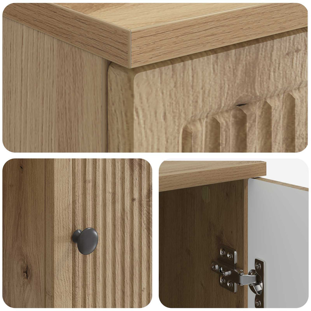 Schreibtisch Artisan-Eiche Holzwerkstoff 142,5 x 50 x 75 cm