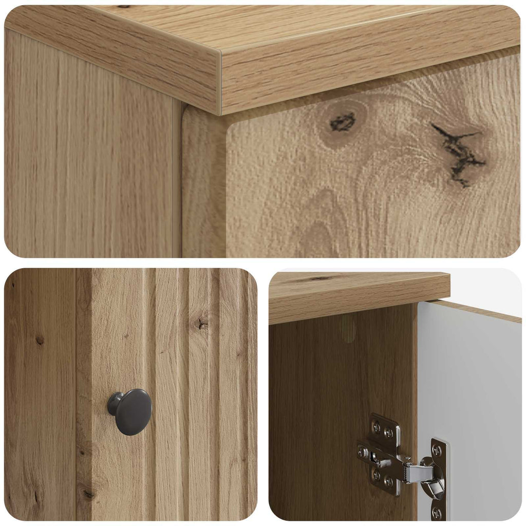 Schreibtisch Artisan-Eiche 142,5 x 50 x 75 cm Holzwerkstoff