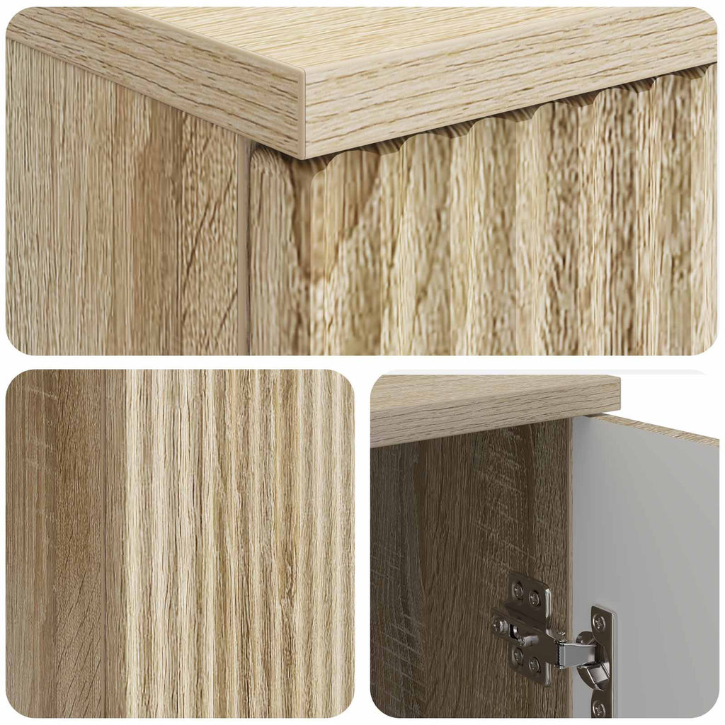 Schreibtisch Sonoma-Eiche 142,5 x 50 x 75 cm Holzwerkstoff