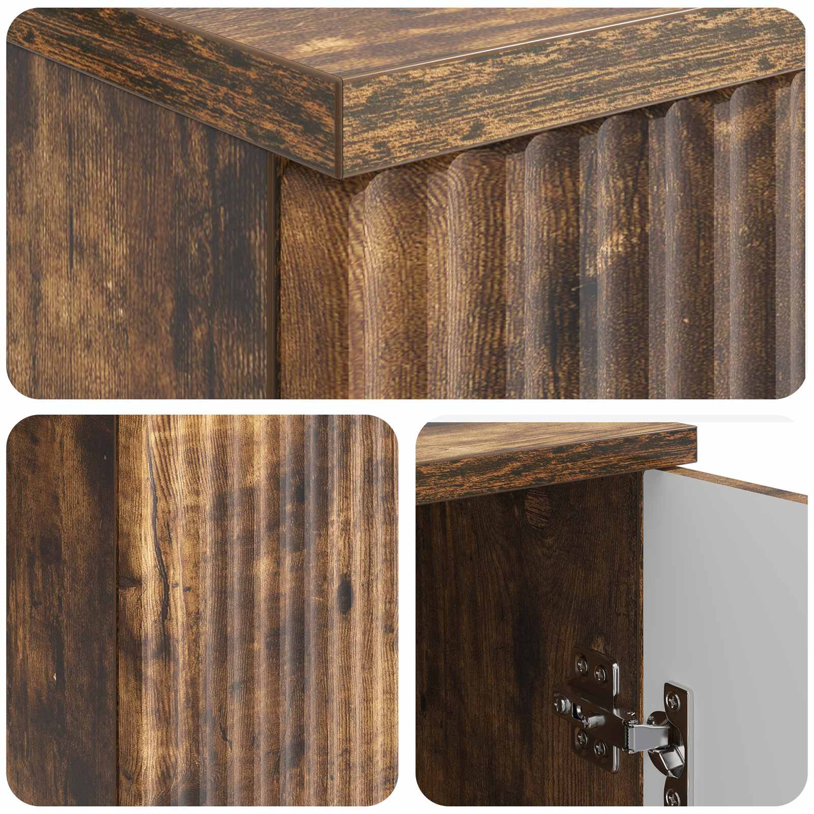 Schreibtisch Geräucherte Eiche 142,5 x 50 x 75 cm Holzwerkstoff