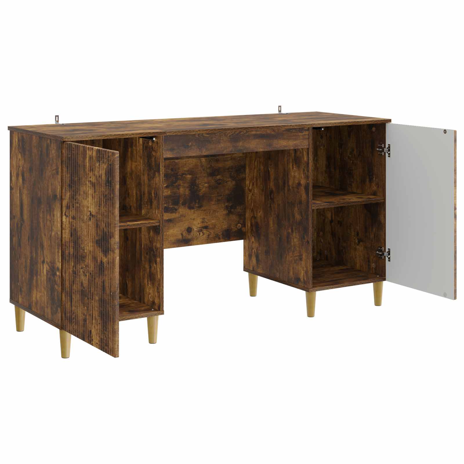 Schreibtisch Geräucherte Eiche 142,5 x 50 x 75 cm Holzwerkstoff