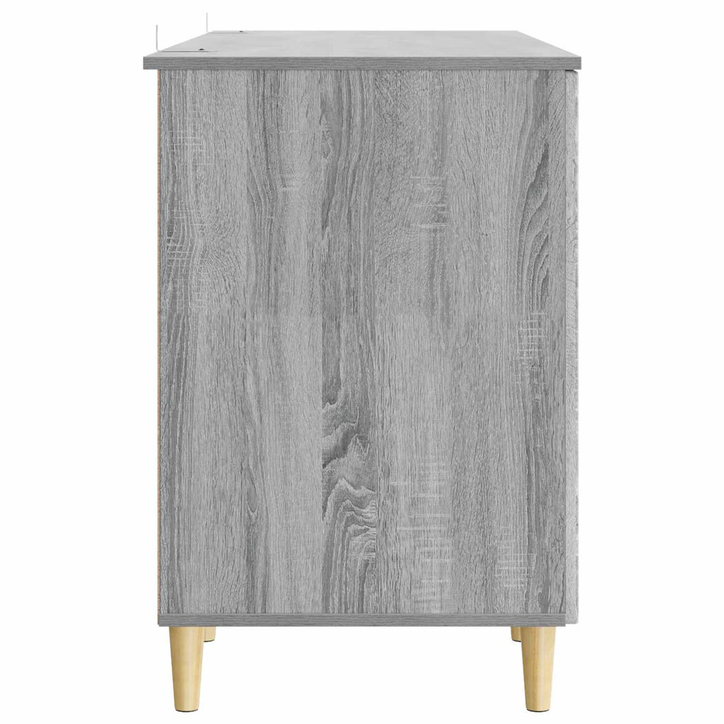 Schreibtisch Graues Sonoma 142,5 x 50 x 75 cm Holzwerkstoff