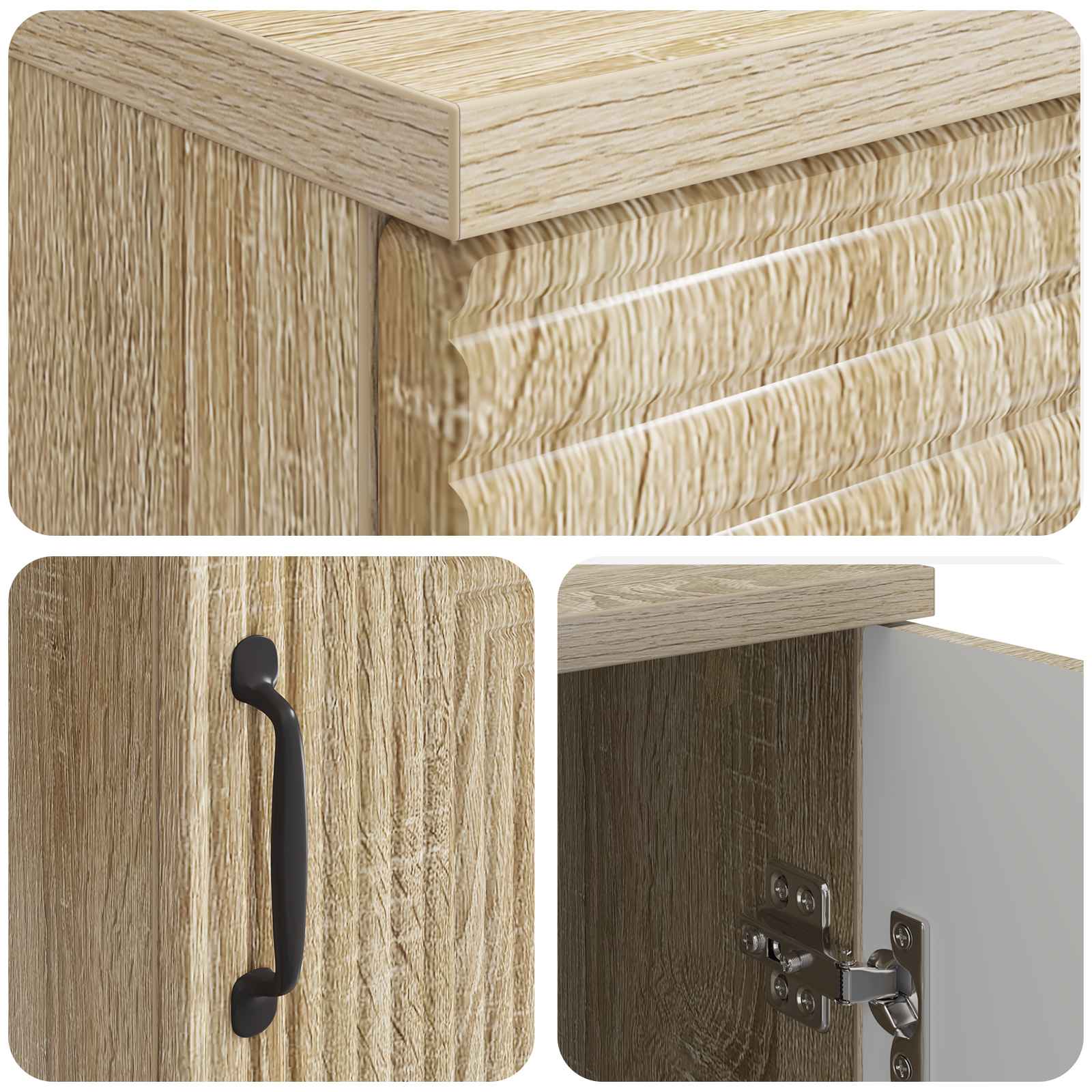 Schreibtisch Sonoma-Eiche 142,5 x 50 x 75 cm Holzwerkstoff