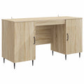Schreibtisch Sonoma-Eiche 142,5 x 50 x 75 cm Holzwerkstoff