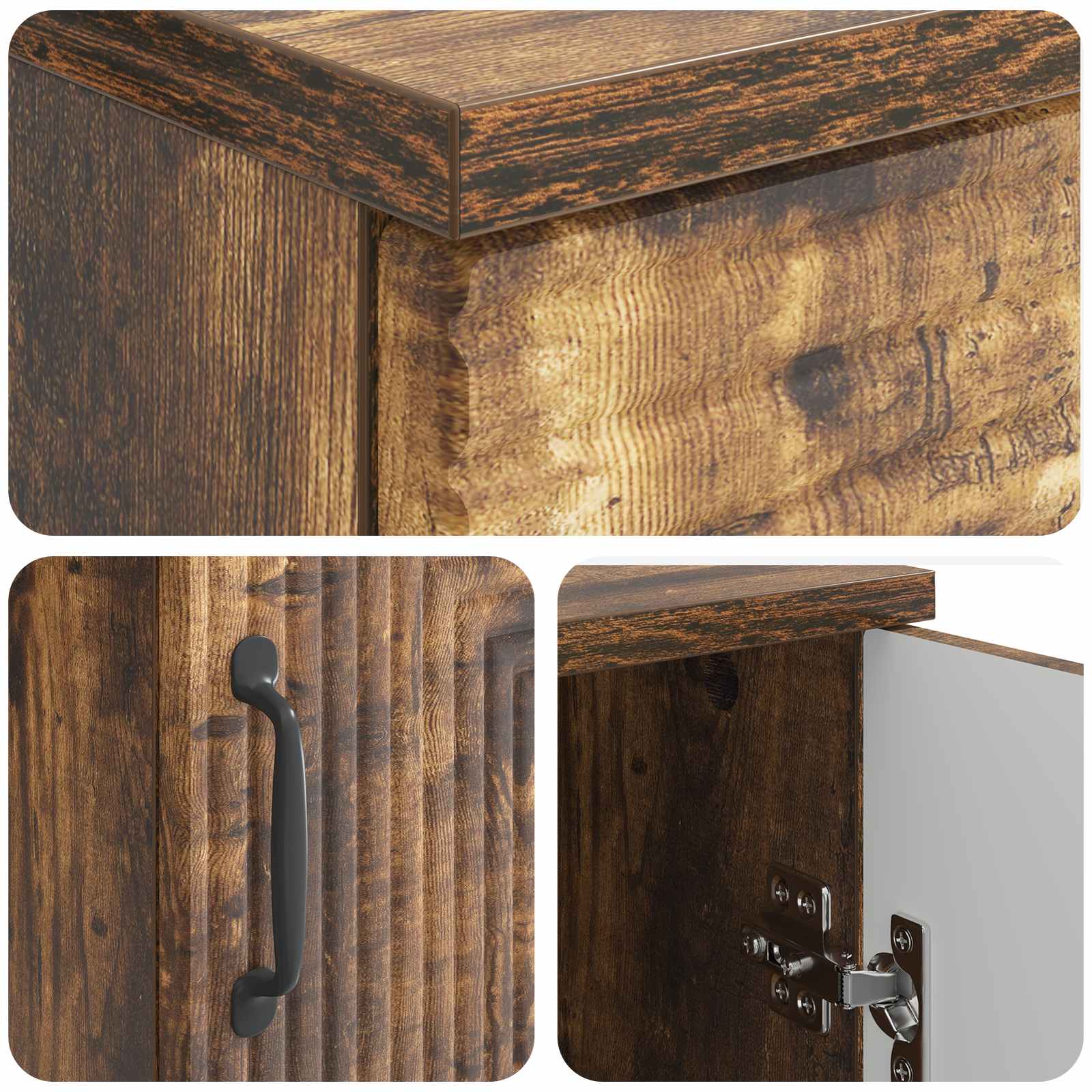 Schreibtisch Geräucherte Eiche 142,5 x 50 x 75 cm Holzwerkstoff