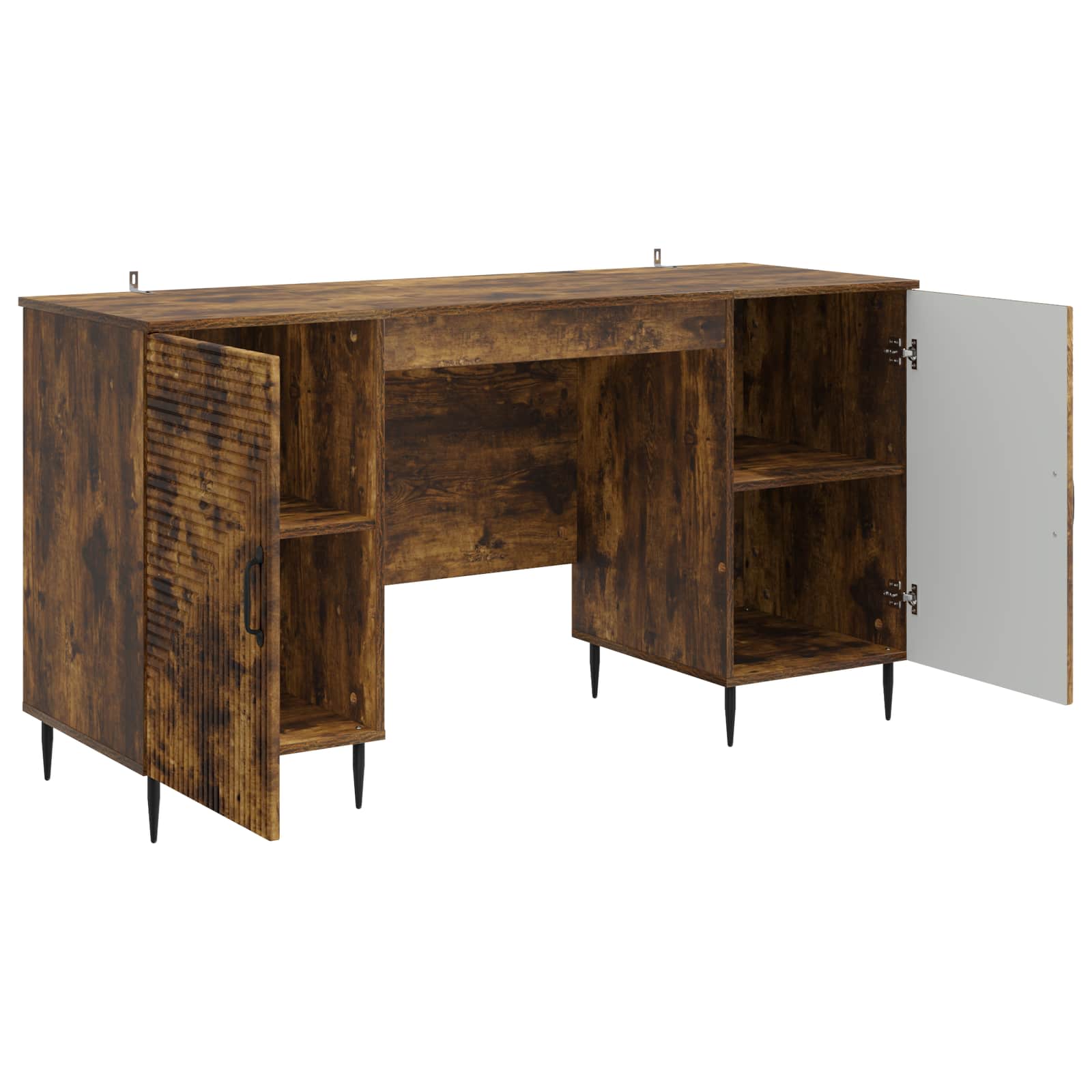 Schreibtisch Geräucherte Eiche 142,5 x 50 x 75 cm Holzwerkstoff