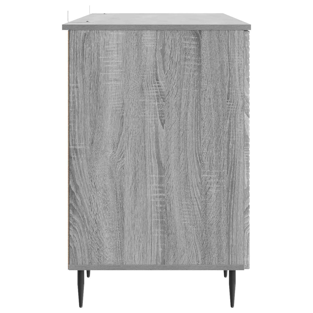 Schreibtisch Graues Sonoma 142,5 x 50 x 75 cm Holzwerkstoff