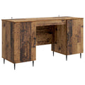 Schreibtisch mit Regal Altholz 142,5 x 50 x 75 cm Holzwerkstoff