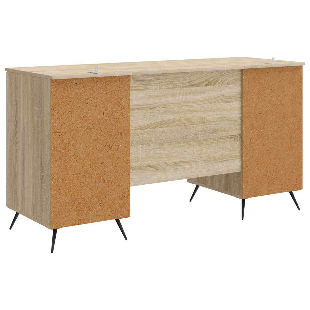 Schreibtisch Sonoma-Eiche 142,5 x 50 x 75 cm Holzwerkstoff