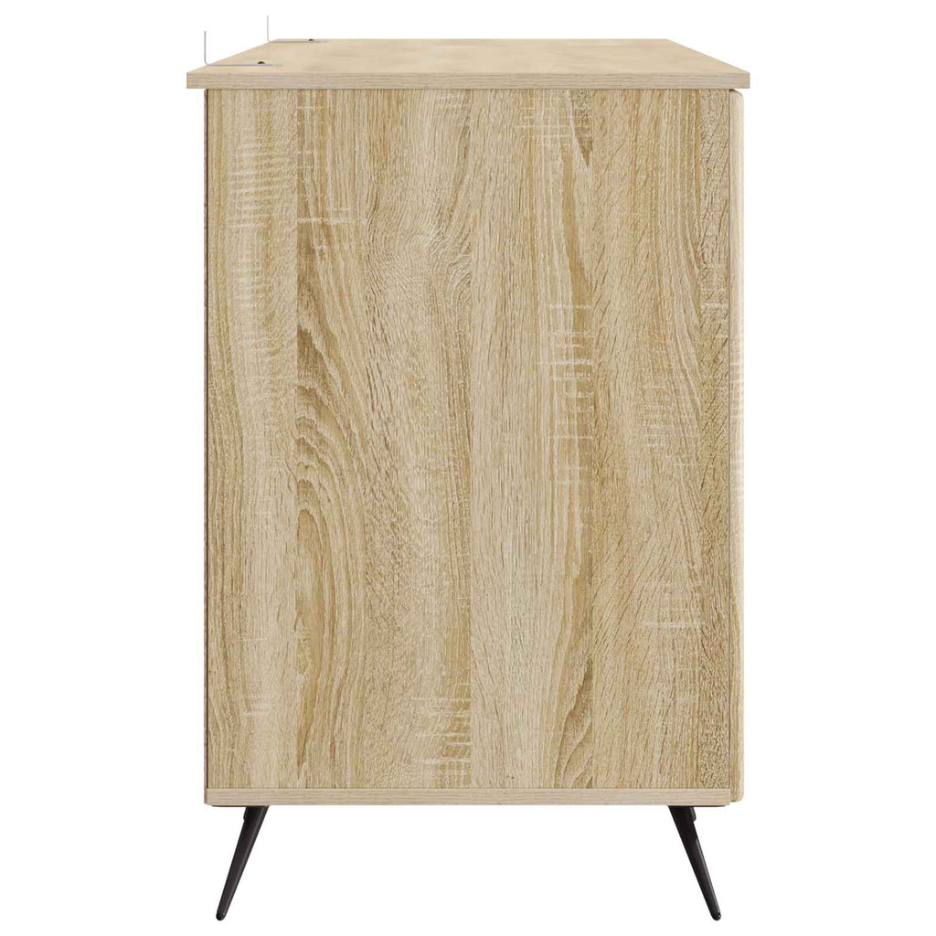 Schreibtisch Sonoma-Eiche 142,5 x 50 x 75 cm Holzwerkstoff