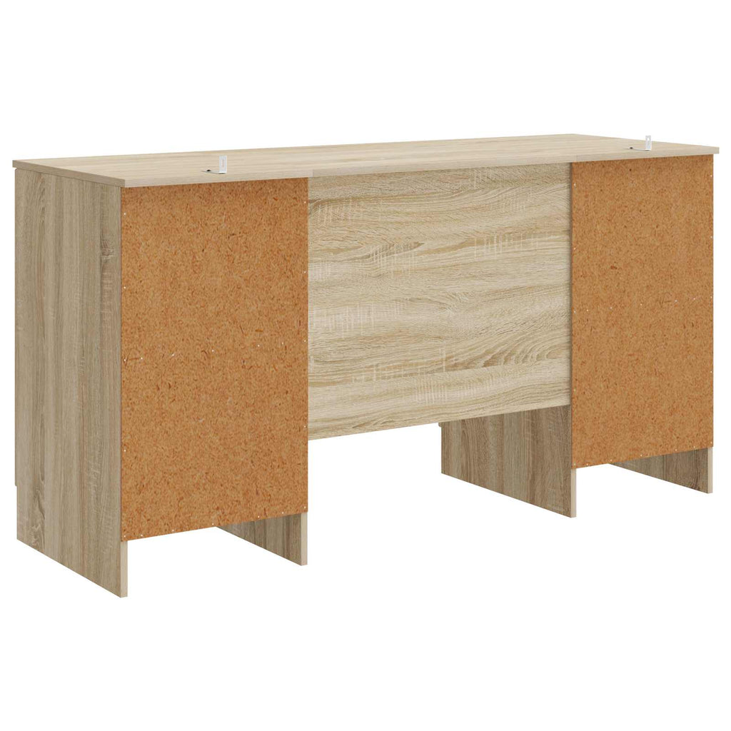 Schreibtisch Sonoma-Eiche 142,5 x 50 x 75 cm Holzwerkstoff
