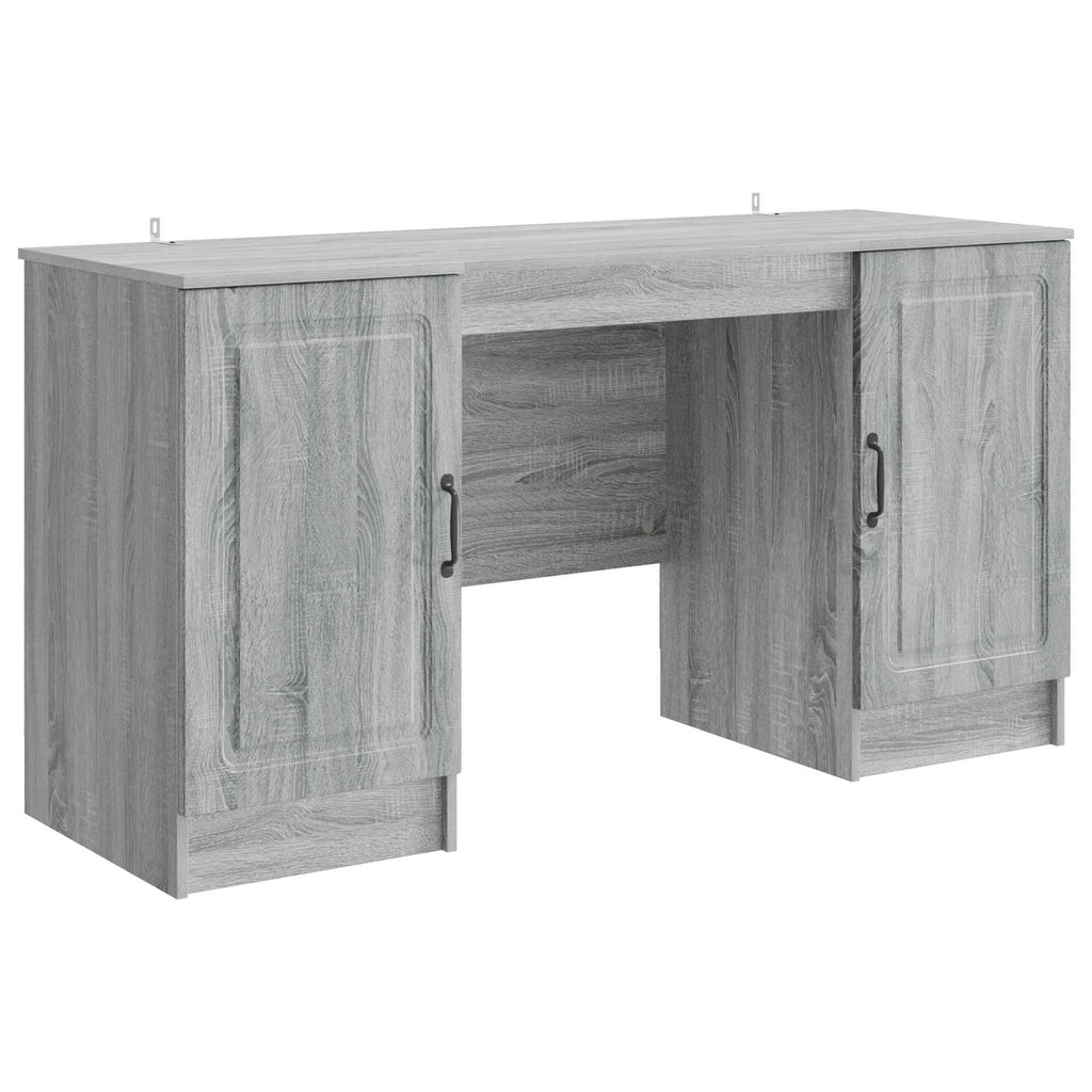 Schreibtisch Graues Sonoma 142,5 x 50 x 75 cm Holzwerkstoff