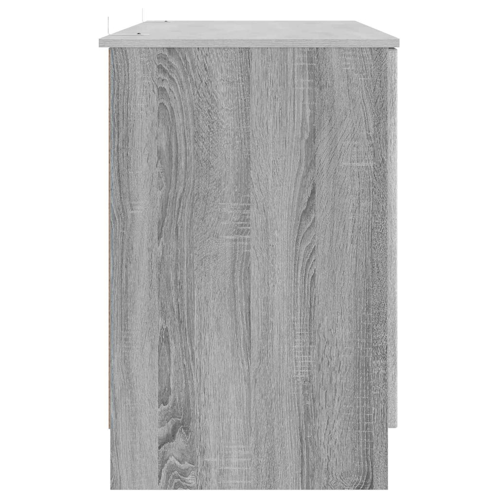 Schreibtisch Graues Sonoma 142,5 x 50 x 75 cm Holzwerkstoff