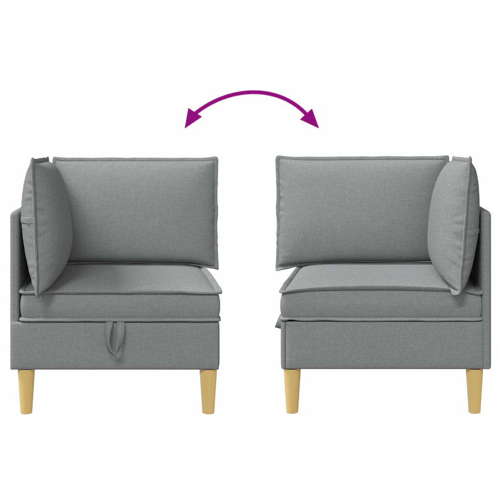 Sofa mit Stauraum Stoff