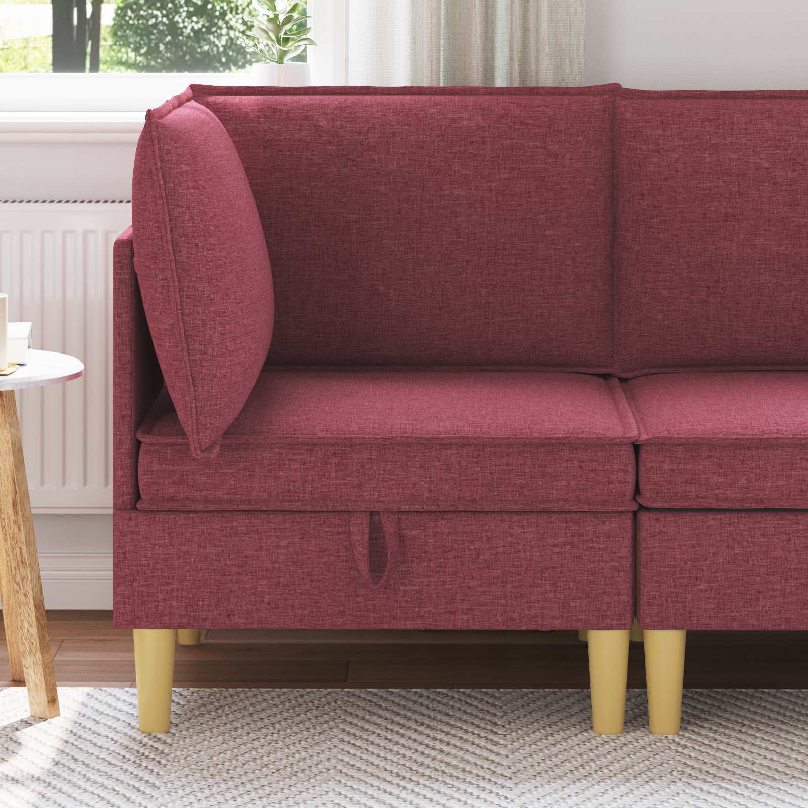 Sofa mit Stauraum Stoff