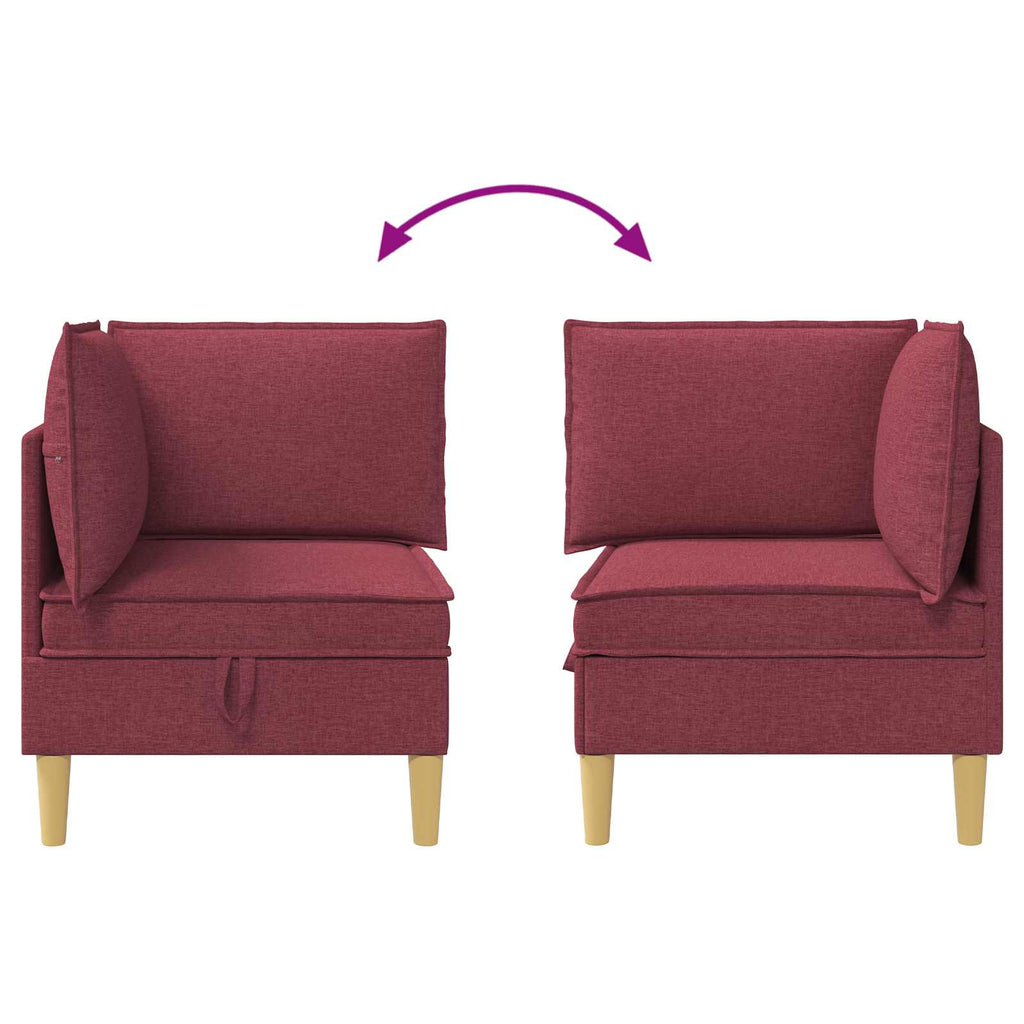 Sofa mit Stauraum Stoff