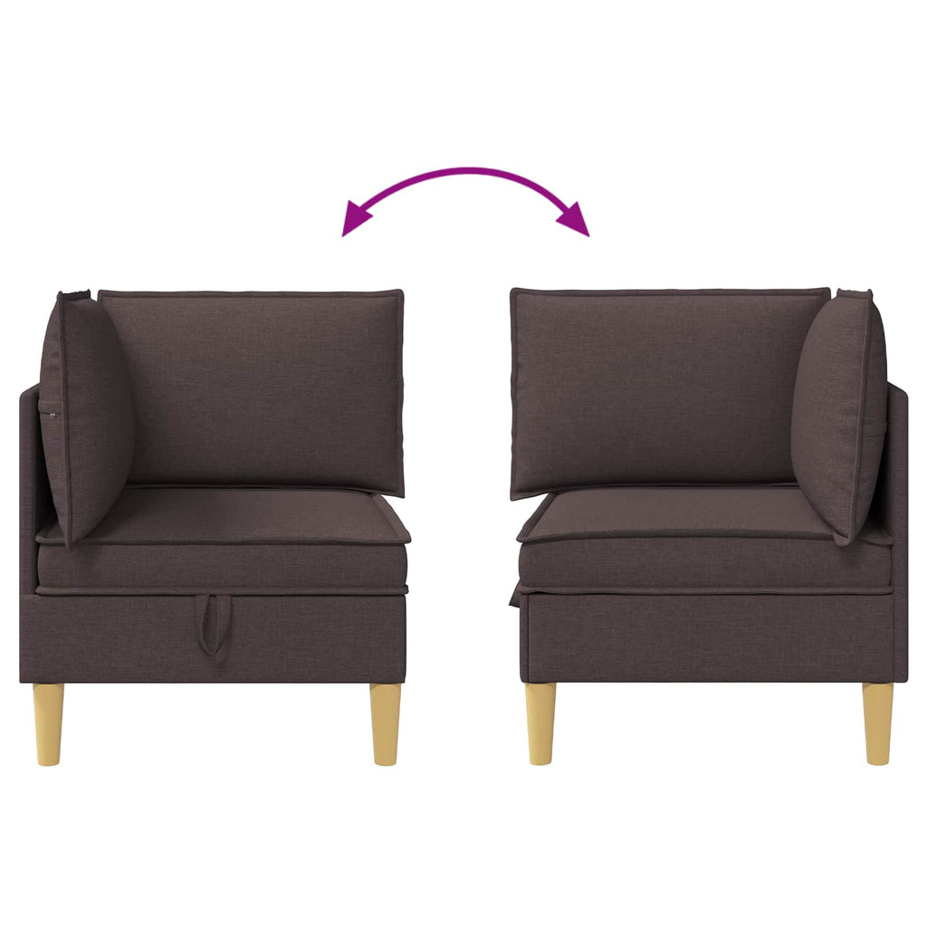 Sofa mit Stauraum Stoff