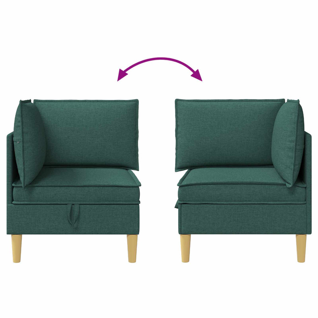 Sofa mit Stauraum Stoff