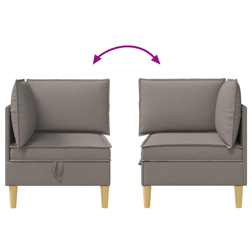 Sofa mit Stauraum Stoff
