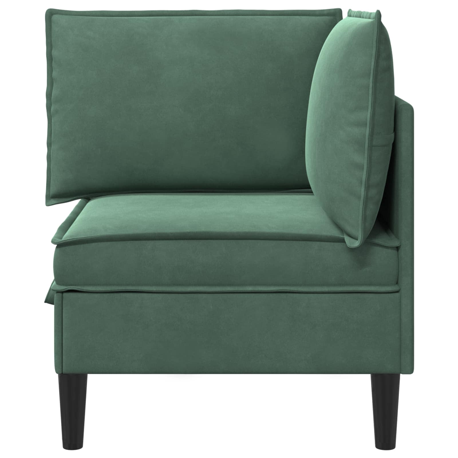 Sofa mit Stauraum Meergrün Samt