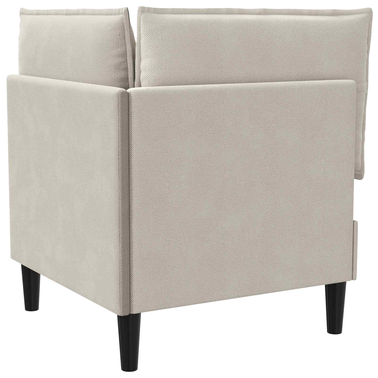 Ecksofa mit Stauraum Hafer Samt