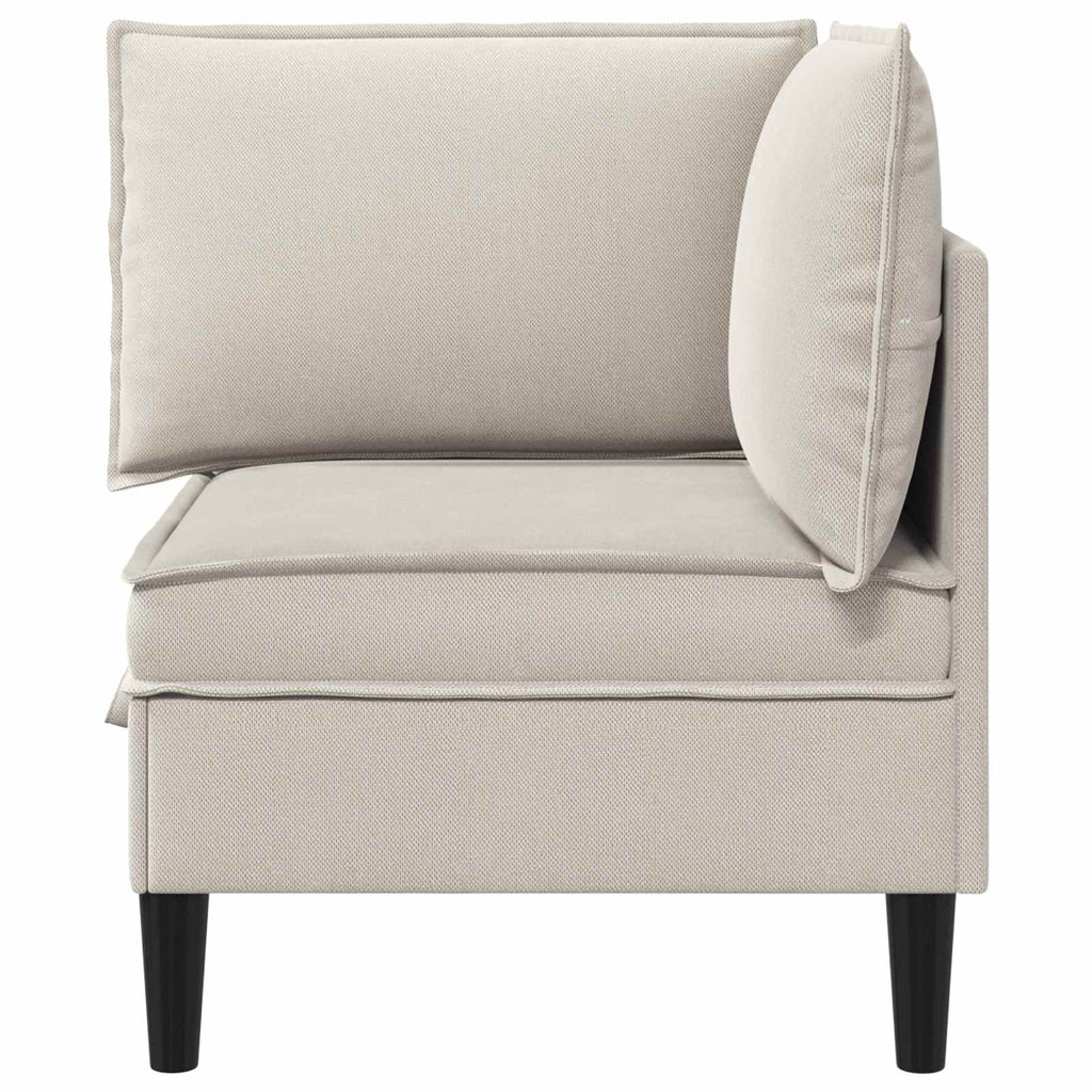 Ecksofa mit Stauraum Hafer Samt