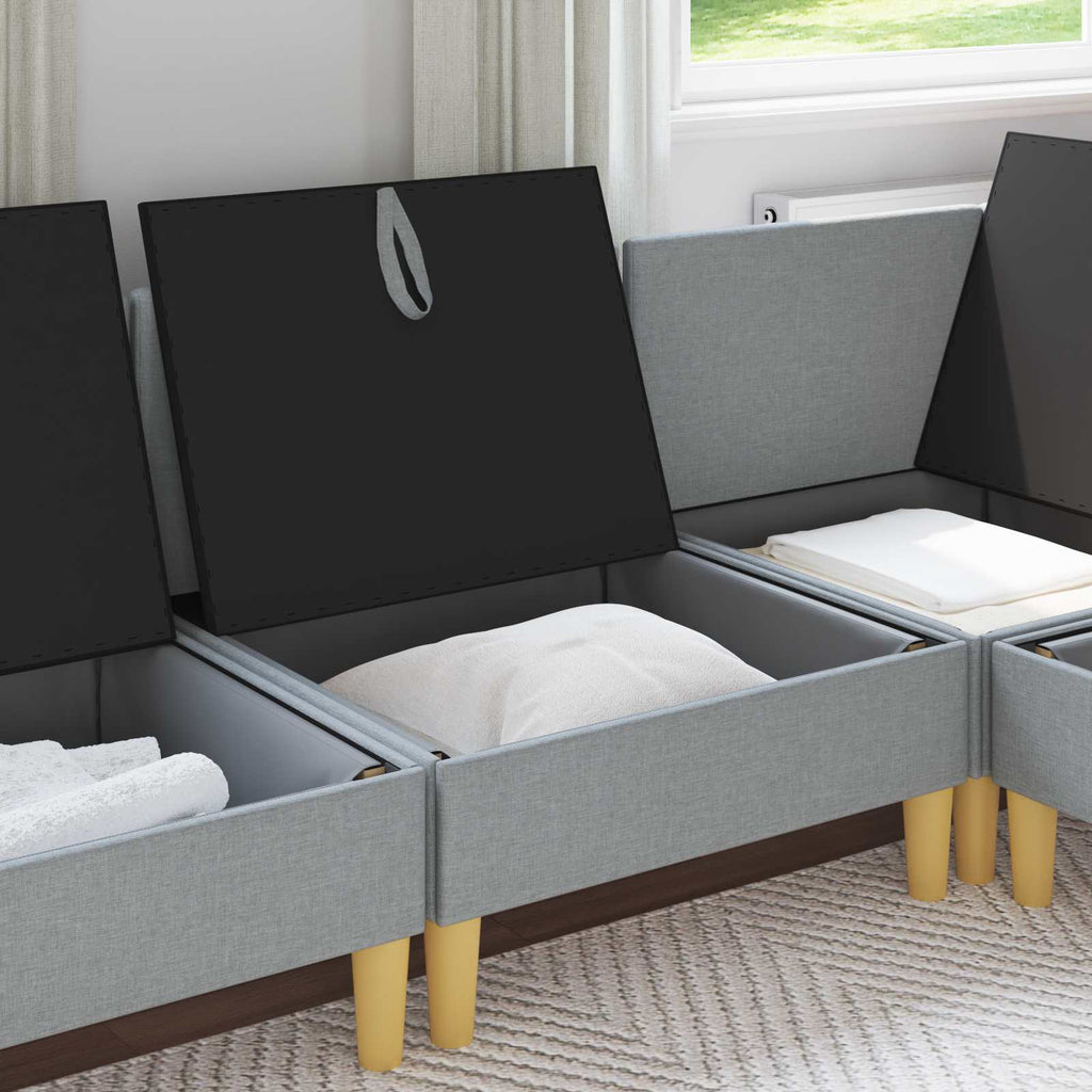 Sofa mit Stauraum Stoff
