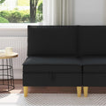 Sofa mit Stauraum Stoff