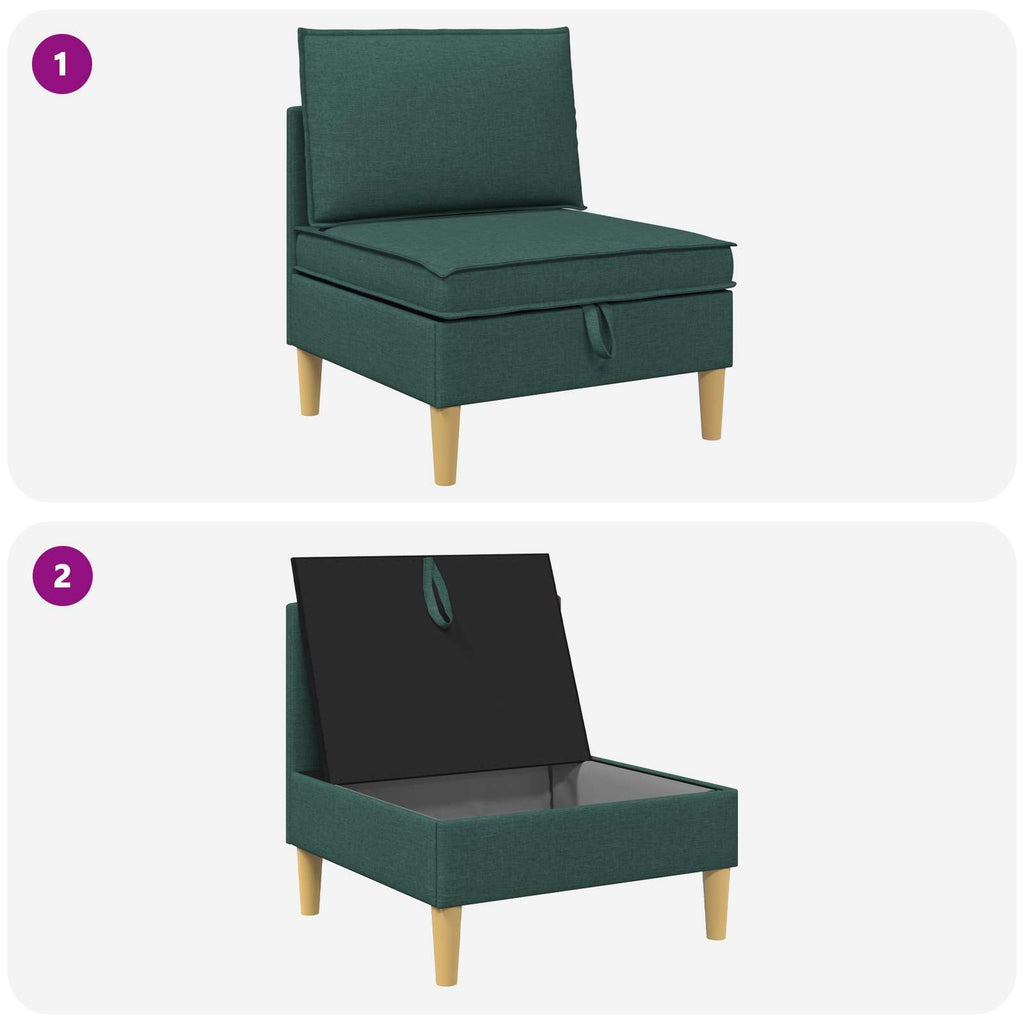 Sofa mit Stauraum Stoff