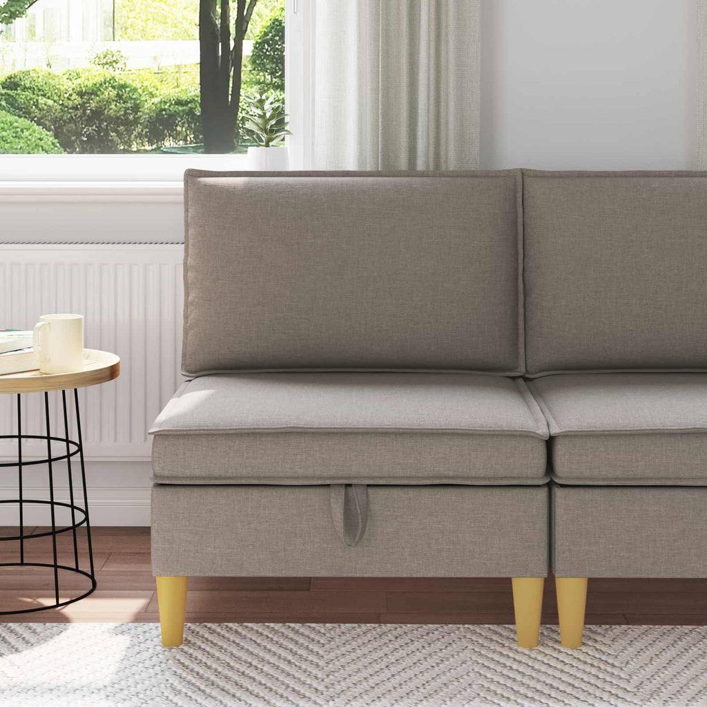 Sofa mit Stauraum Stoff