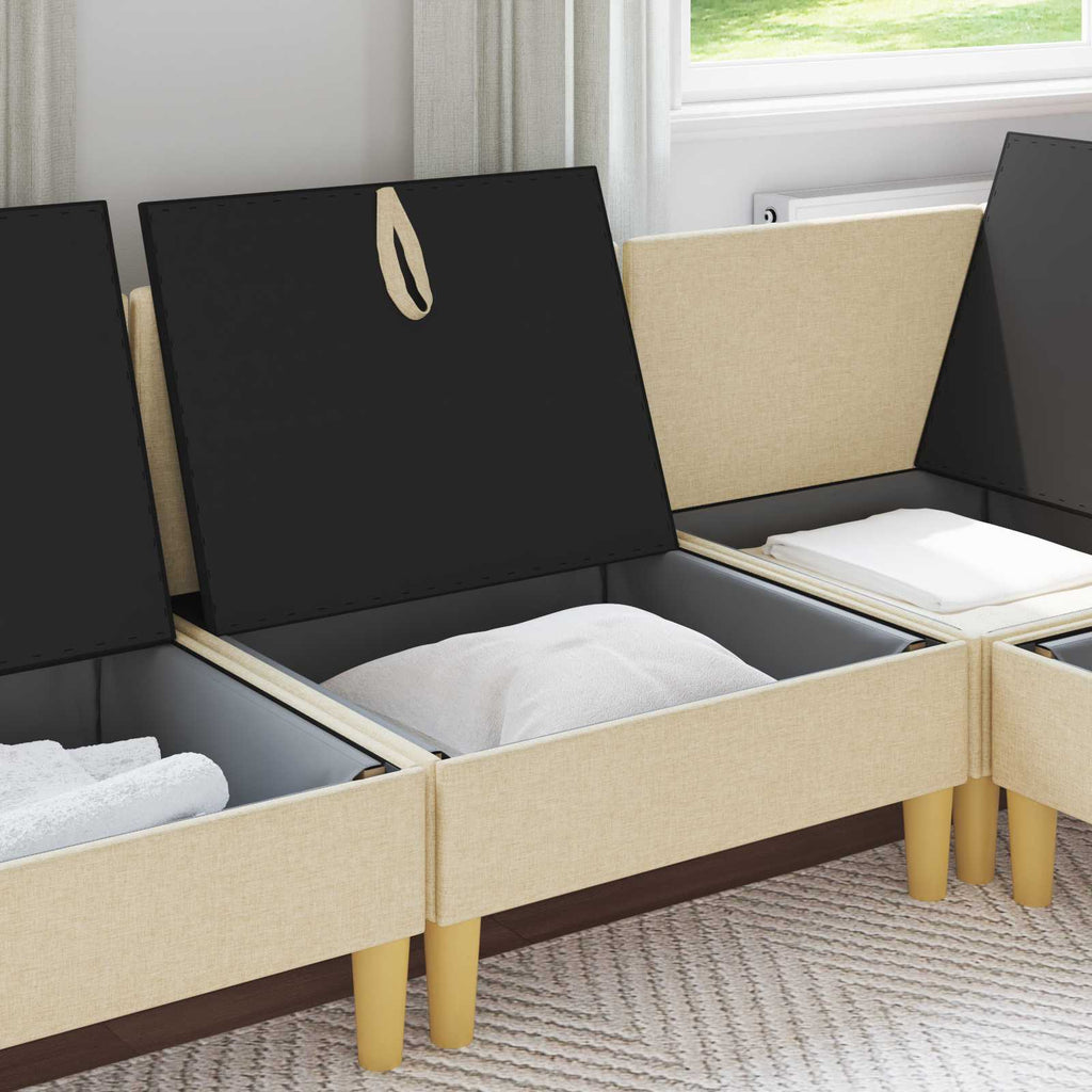 Sofa mit Stauraum Stoff