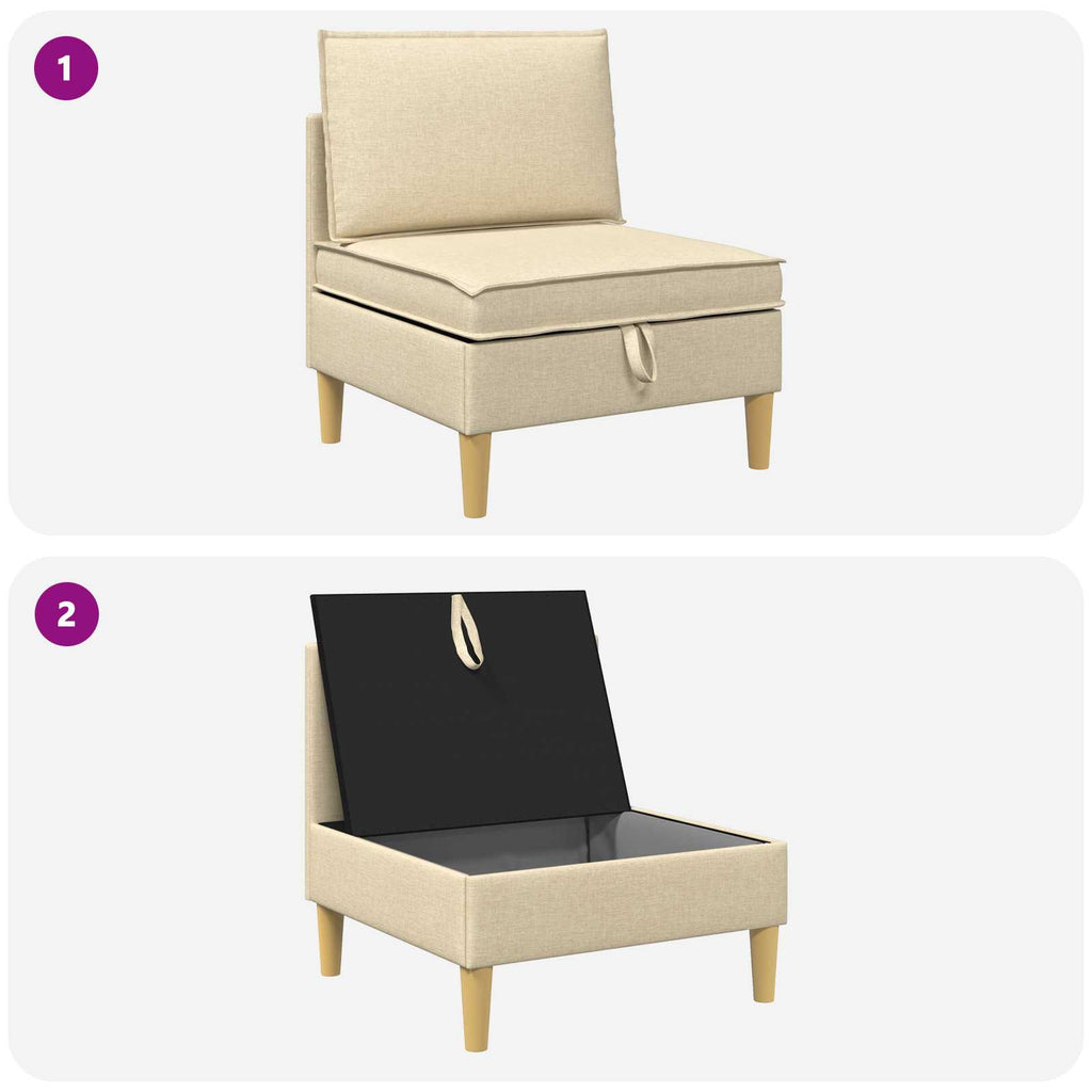 Sofa mit Stauraum Stoff