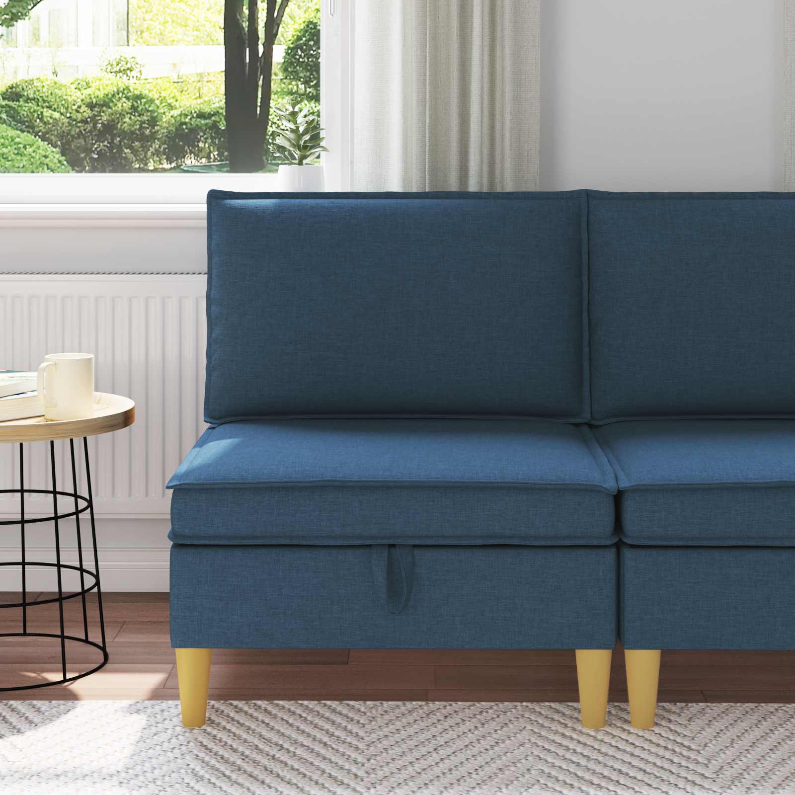 Sofa mit Stauraum Stoff