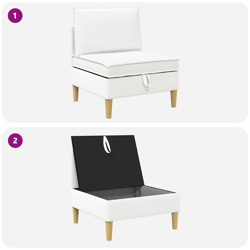 Sofa mit Stauraum Stoff