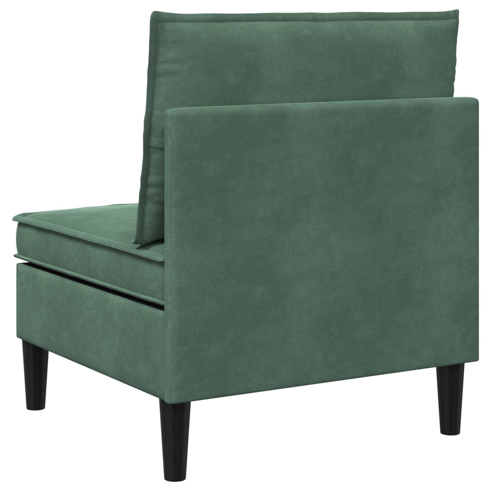 Mittels Sofa mit Stauraum Meergrün Samt