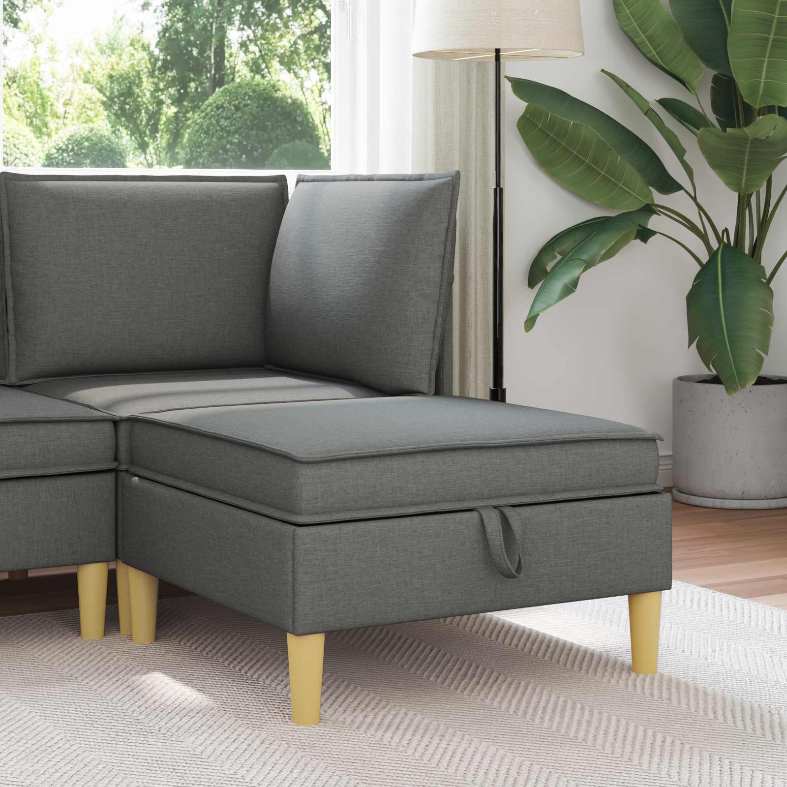 Sofa mit Stauraum Stoff
