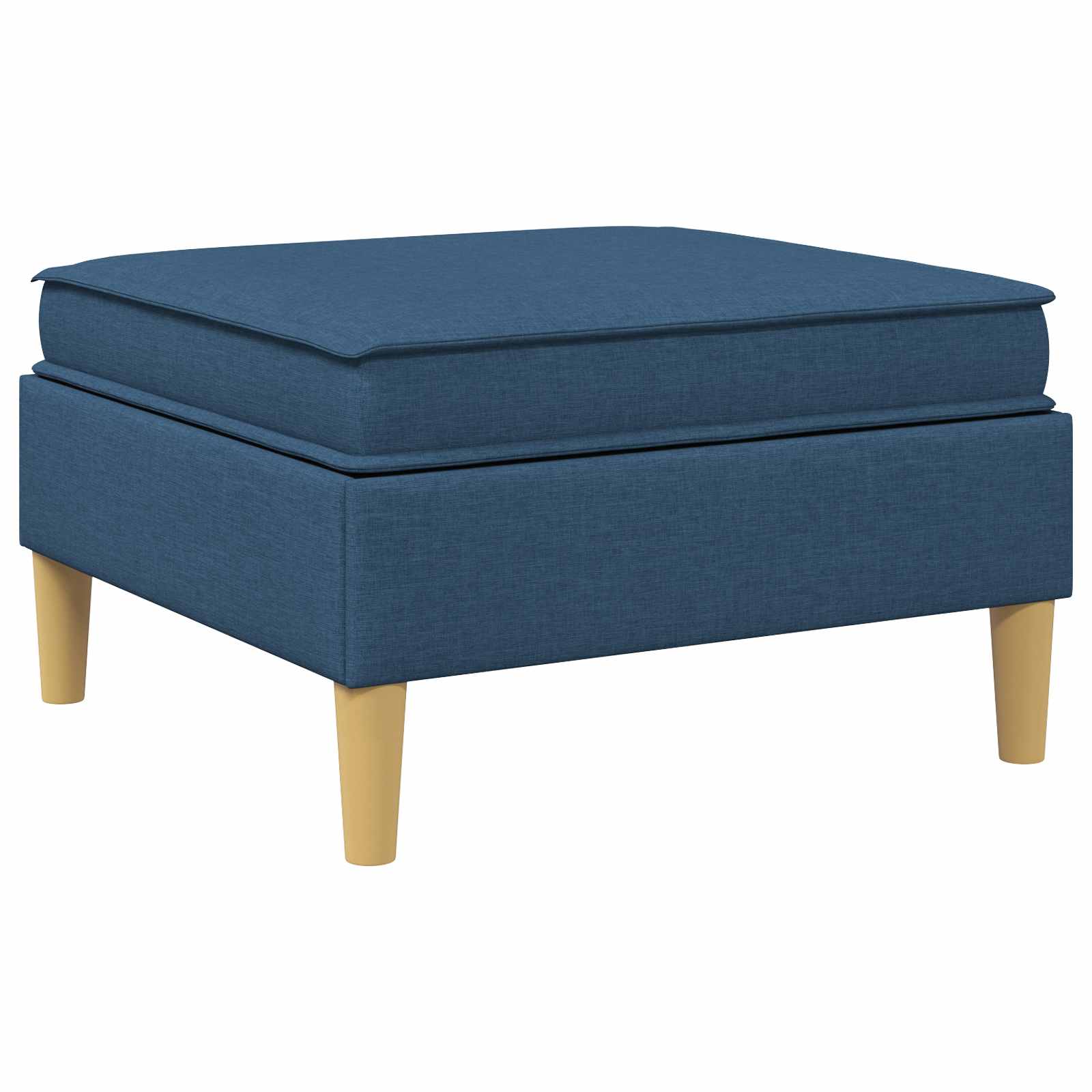 Sofa-Hocker mit Stauraum Blau Stoff