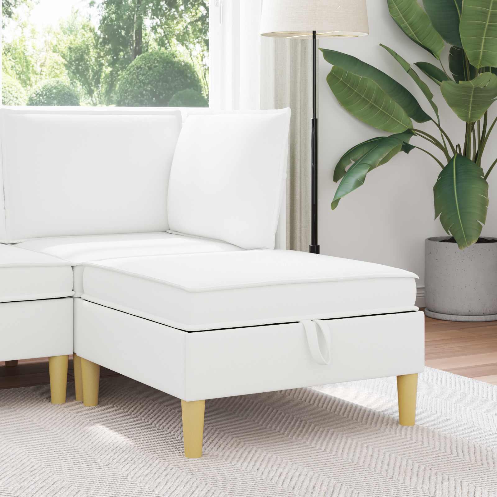 Sofa mit Stauraum Stoff