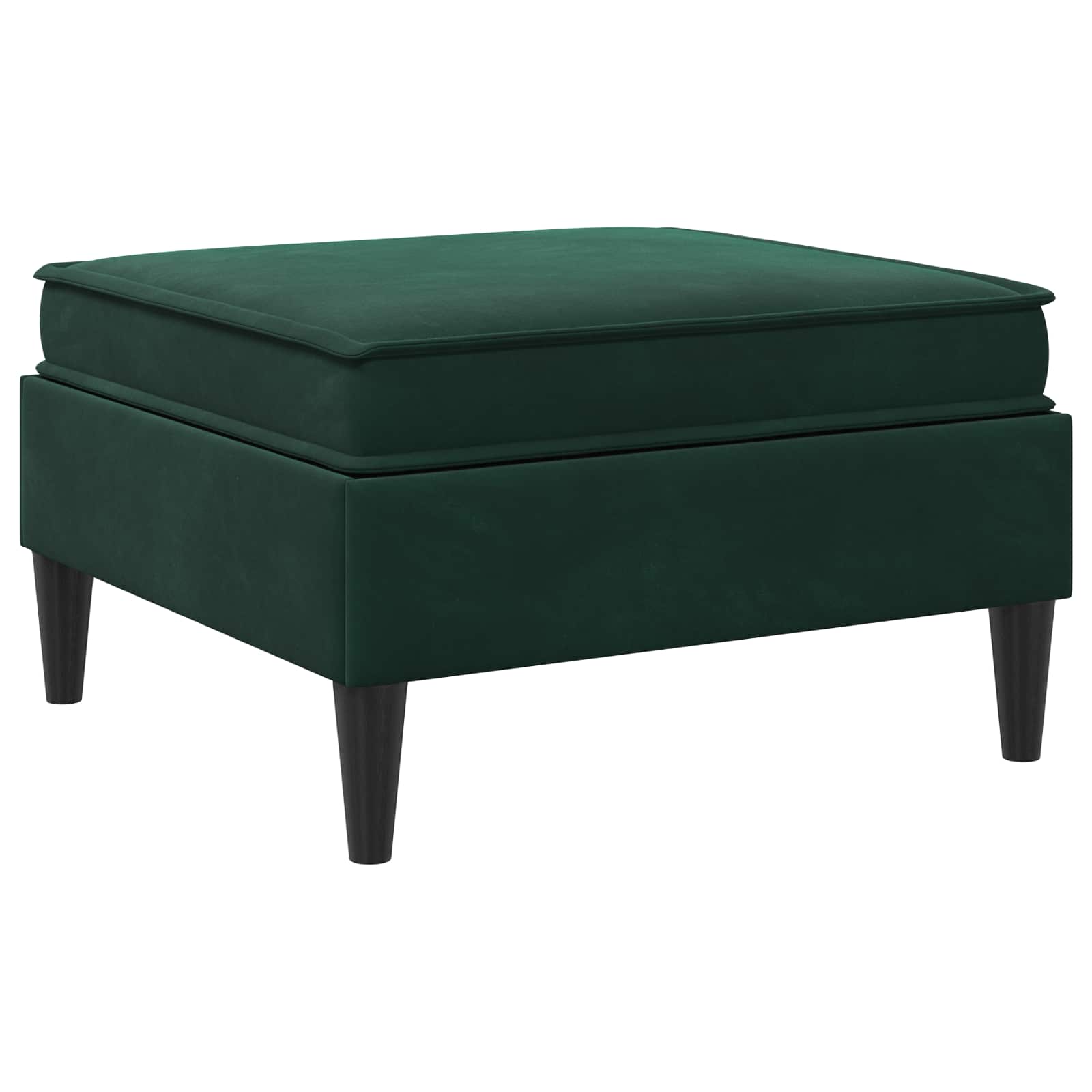 Sofa-Hocker mit Stauraum Dunkelgrün Samt