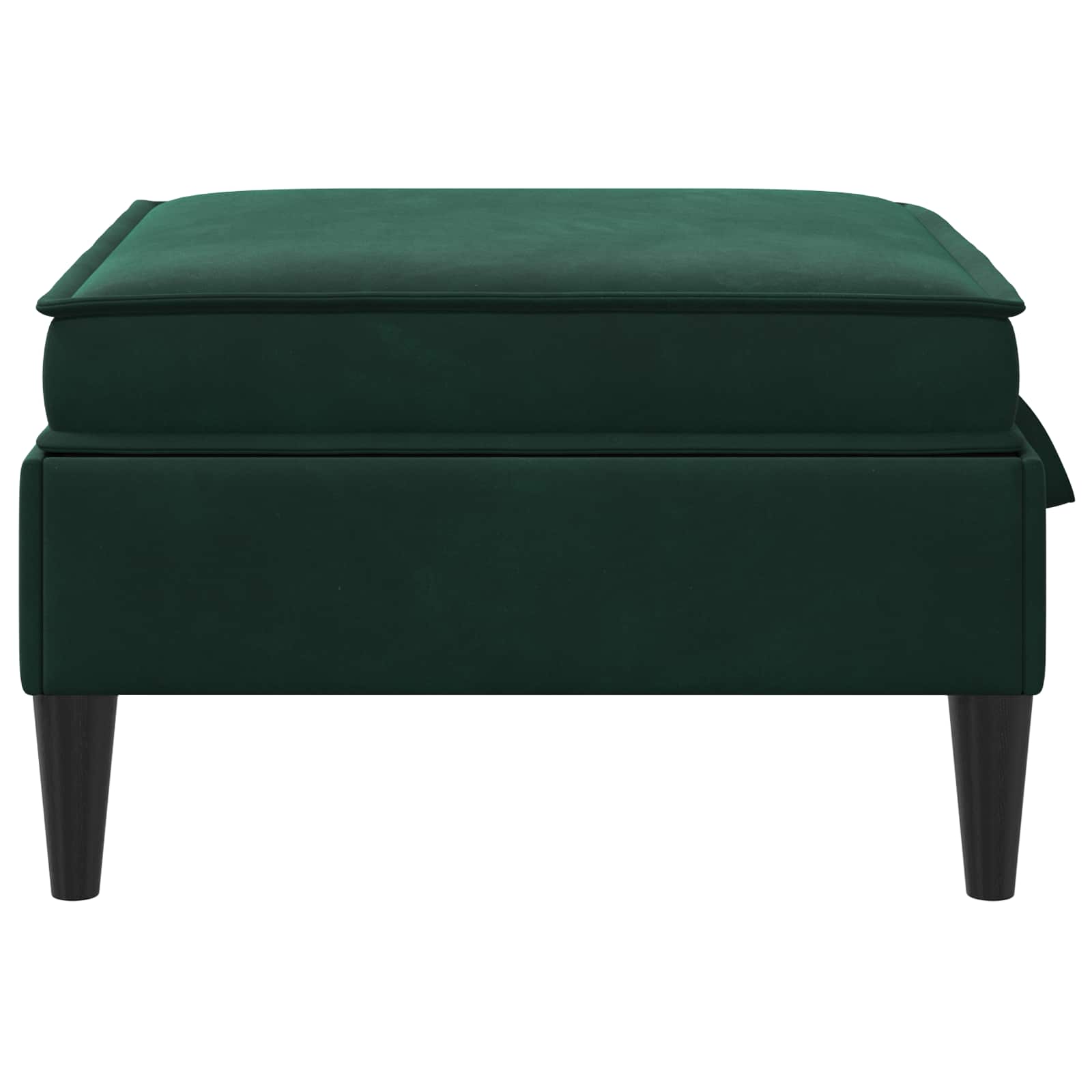 Sofa-Hocker mit Stauraum Dunkelgrün Samt