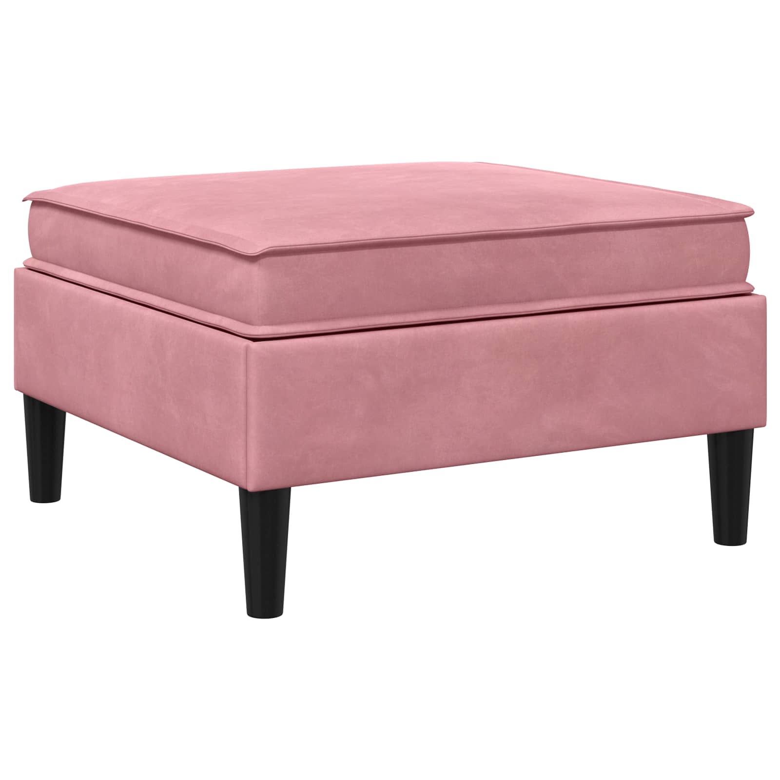 Sofa-Hocker mit Stauraum Rosa Samt